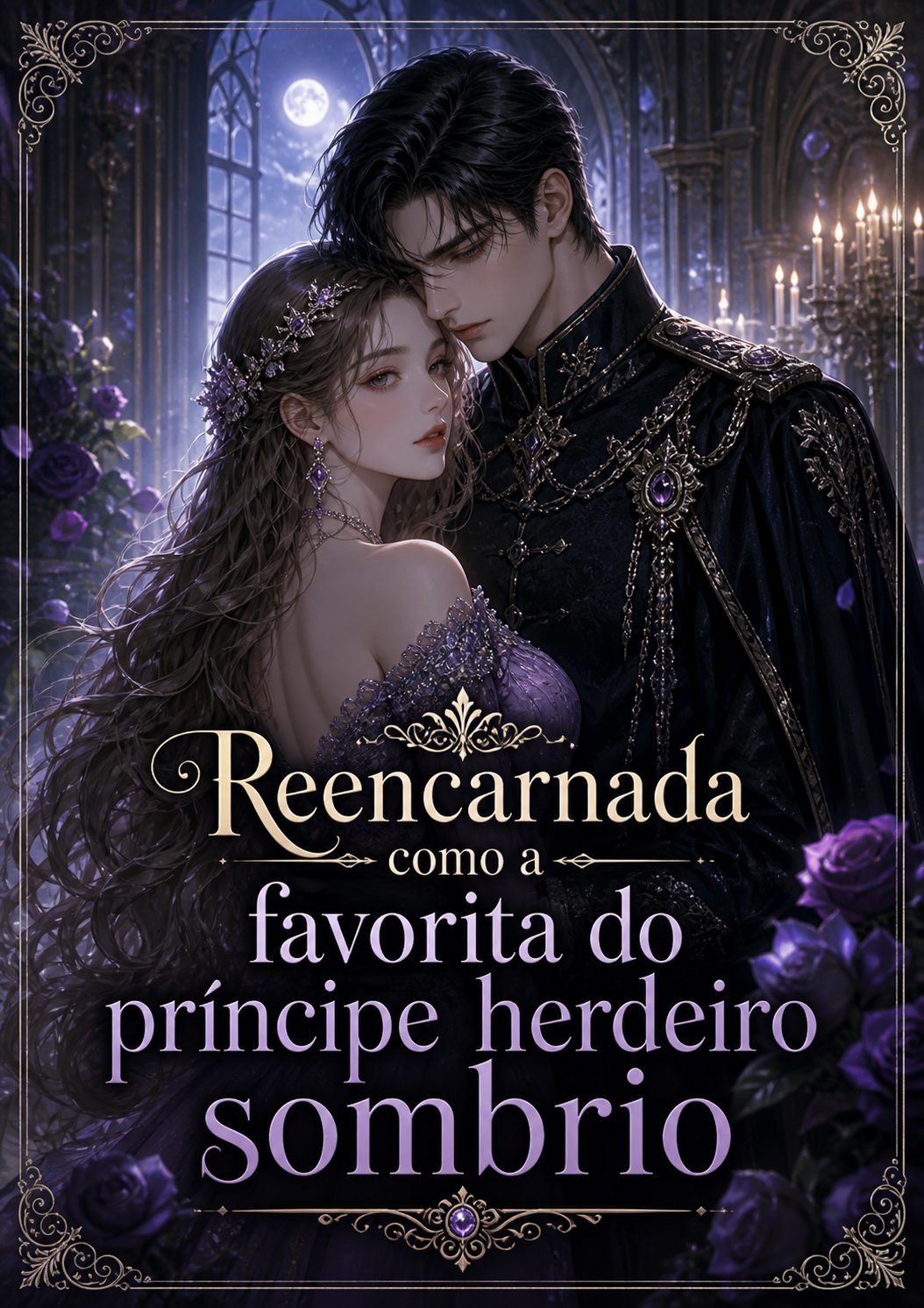 Reencarnada como a favorita do príncipe herdeiro sombrio