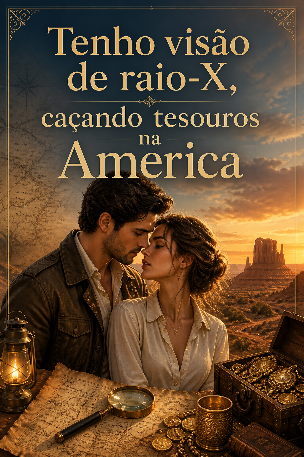 Tenho visão de raio-X, caçando tesouros na América