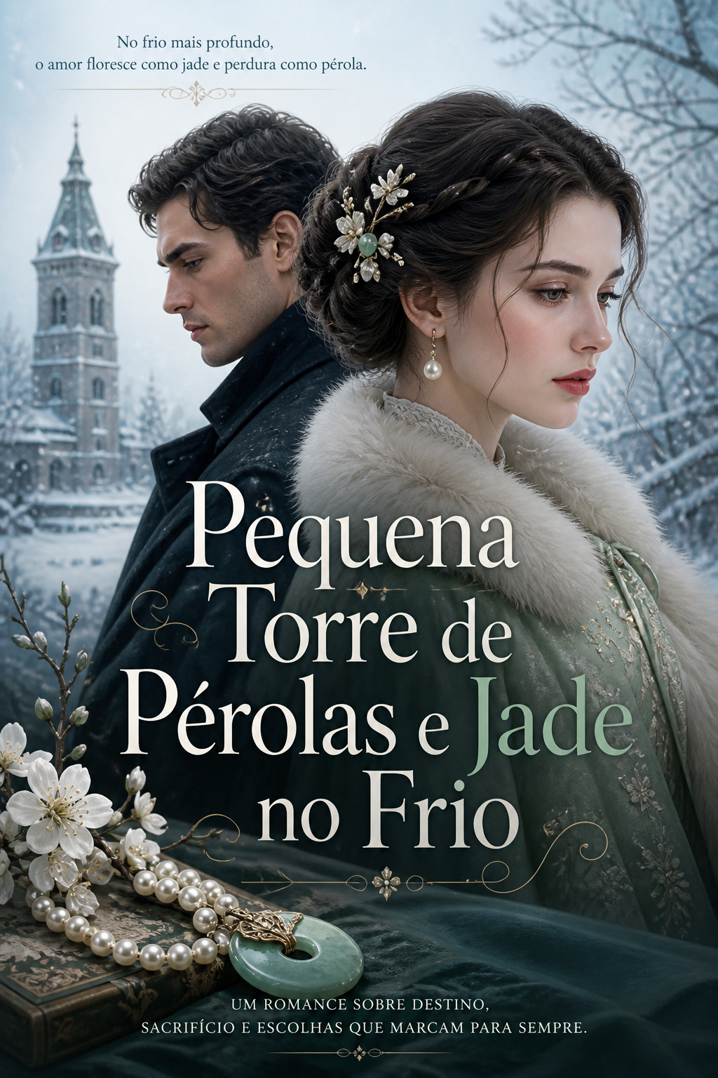 Pequena Torre de Pérolas e Jade no Frio