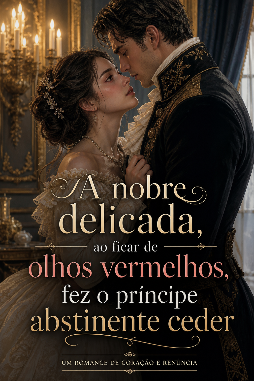 A nobre delicada, ao ficar de olhos vermelhos, fez o príncipe abstinente ceder